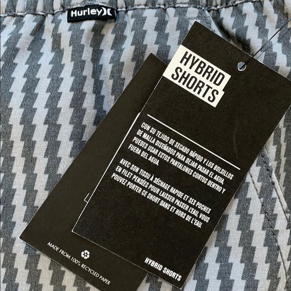 HURLEY HYBRID Board Shorts Grey Medium - Picture 3 of 7